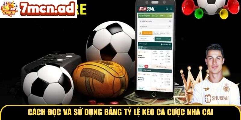 Cách đọc và sử dụng bảng tỷ lệ kèo cá cược nhà cái