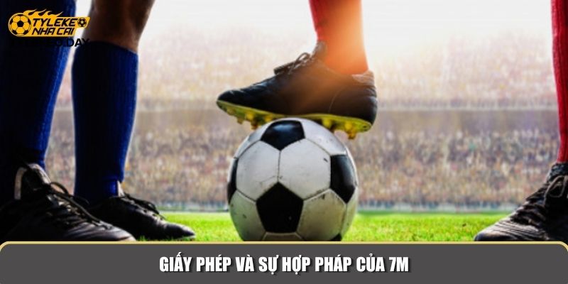 Giấy phép và sự hợp pháp của 7M